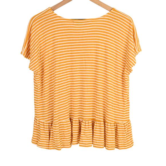 Free People Beach Striped Peplum Top, small - Picture 5 of 6